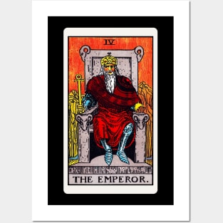 Card #4 - The Emperor - Rider Waite Smith Tarot Posters and Art